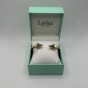 Lovita & Co. Gold Color Spring Hinge Bangle Bracelet